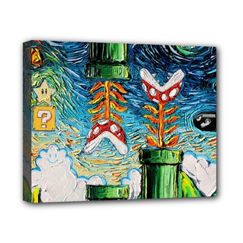 Game Starry Night Doctor Who Van Gogh Parody Canvas 10  X 8  (stretched)