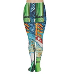 Game Starry Night Doctor Who Van Gogh Parody Tights by Sarkoni