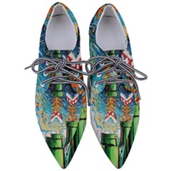 Game Starry Night Doctor Who Van Gogh Parody Pointed Oxford Shoes by Sarkoni