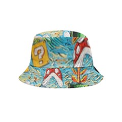 Game Starry Night Doctor Who Van Gogh Parody Bucket Hat (kids) by Sarkoni