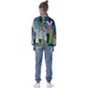 Game Starry Night Doctor Who Van Gogh Parody Kids  Half Zip Hoodie View2