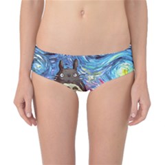 Cartoon Starry Night Art Van Gogh Parody Classic Bikini Bottoms by Sarkoni