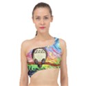 Cartoon Starry Night Art Van Gogh Parody Spliced Up Bikini Top  View1