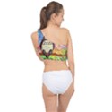 Cartoon Starry Night Art Van Gogh Parody Spliced Up Bikini Top  View2