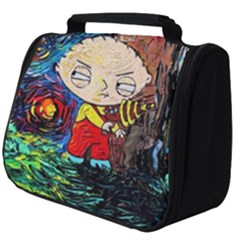 Cartoon Starry Night Vincent Van Gogh Full Print Travel Pouch (big)