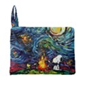 Dog Cartoon Starry Night Print Van Gogh Parody Premium Foldable Grocery Recycle Bag View4