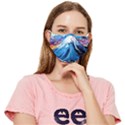 Mount Fuji Art Starry Night Van Gogh Fitted Cloth Face Mask (Adult) View1