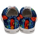 Lion Art Starry Night Van Gogh Women s Low Top Canvas Sneakers View4