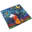 Lion Art Starry Night Van Gogh Wooden Puzzle Square View3