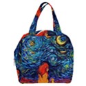 Lion Art Starry Night Van Gogh Boxy Hand Bag View1