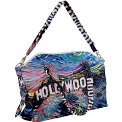 Hollywood Art Starry Night Van Gogh Canvas Crossbody Bag by Sarkoni