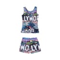 Hollywood Art Starry Night Van Gogh Kids  Boyleg Swimsuit View2