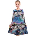 Hollywood Art Starry Night Van Gogh Kids  Midi Sailor Dress View1