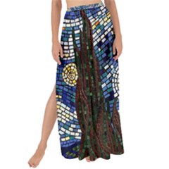 Mosaic Art Vincent Van Gogh s Starry Night Maxi Chiffon Tie-up Sarong by Sarkoni