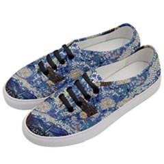 Mosaic Art Vincent Van Gogh s Starry Night Women s Classic Low Top Sneakers by Sarkoni