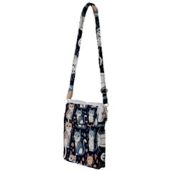 Cats Pattern Multi Function Travel Bag by Valentinaart