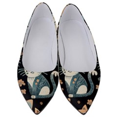 Cats Pattern Women s Low Heels by Valentinaart