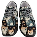 Cats pattern Women Heeled Oxford Shoes View1