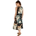 Cats pattern Summer Maxi Dress View2