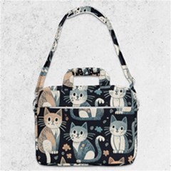 Cats Pattern Macbook Pro 13  Shoulder Laptop Bag  by Valentinaart