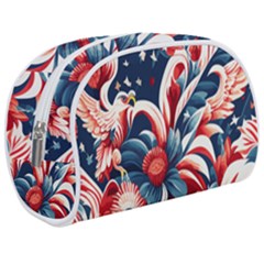 America Pattern Make Up Case (medium) by Valentinaart