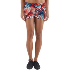 America pattern Yoga Shorts