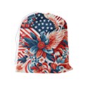 America pattern Drawstring Pouch (XL) View2