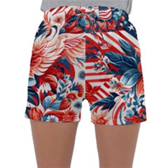 America pattern Sleepwear Shorts