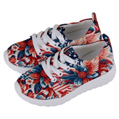 America Pattern Kids  Lightweight Sports Shoes by Valentinaart