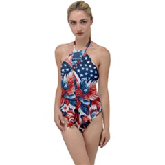 America pattern Go with the Flow One Piece Swimsuit