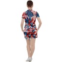 America pattern Women s T-Shirt and Shorts Set View2