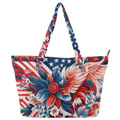 America pattern Full Print Shoulder Bag