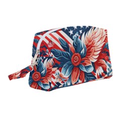 America pattern Wristlet Pouch Bag (Medium)