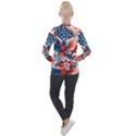 America pattern Casual Zip Up Jacket View2