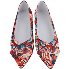 America pattern Women s Bow Heels