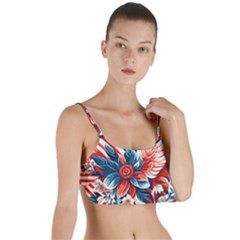 America pattern Layered Top Bikini Top 