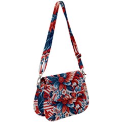 America pattern Saddle Handbag