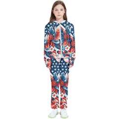 America pattern Kids  Tracksuit