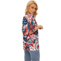 America pattern Oversized Basic T-Shirt View3