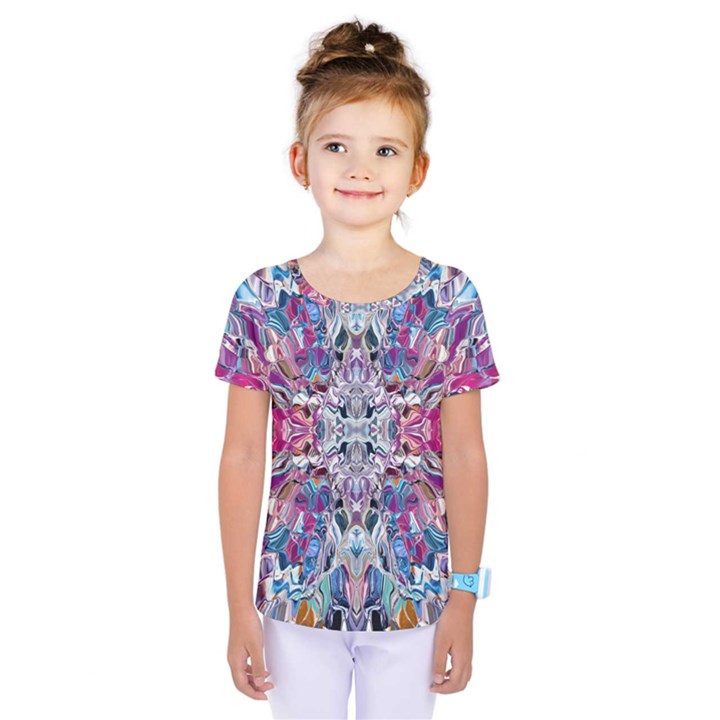 Ammonite Blend Smudge  Kids  One Piece T-Shirt