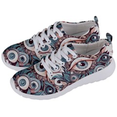 Eyes Pattern Men s Lightweight Sports Shoes by Valentinaart