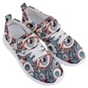 Eyes pattern Women s Velcro Strap Shoes View3