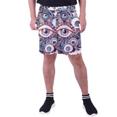 Eyes Pattern Men s Pocket Shorts by Valentinaart