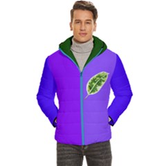 Leaf Men s Hooded Quilted Jacket by 94gb