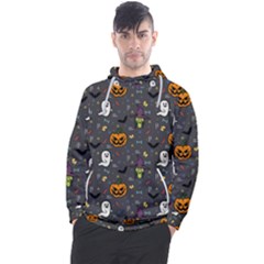 Halloween Pattern Bat Men s Pullover Hoodie