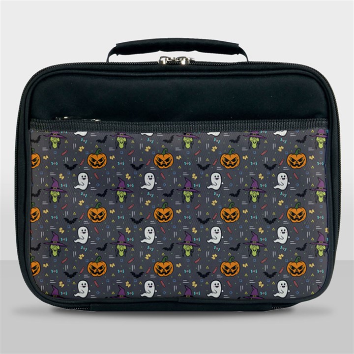 Halloween Pattern Bat Lunch Bag