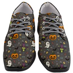 Halloween Pattern Bat Women Heeled Oxford Shoes by Bangk1t