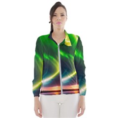 Lake Storm Neon Nature Women s Windbreaker