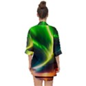 Lake Storm Neon Nature Open Front Chiffon Kimono View2