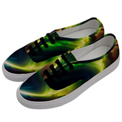 Lake Storm Neon Nature Men s Classic Low Top Sneakers by Bangk1t